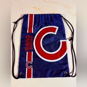 Genuine Merchandise Chicago Cubs Blue and Red Cinch Sack